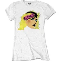 Ginza.se Blondie: Ladies Retail Pack T-Shirt/Punk Logo (White) (Medium)