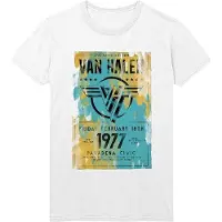 Ginza.se Van Halen: Unisex T-Shirt/Pasadena '77 (White) (Large)