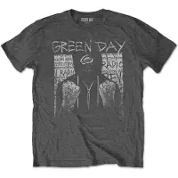 Ginza.se Green Day: Unisex T-Shirt/Ski Mask (Charcoal Grey) (XX-Large)