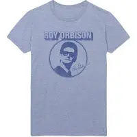 Ginza.se Roy Orbison: Unisex T-Shirt/Photo Circle (Blue) (Medium)