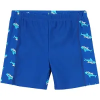Playshoes Badshorts 'Hai' blå / aqua / vit