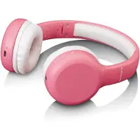Alecto Lenco Vikbara Bluetooth-hörlurar för barn Rosa