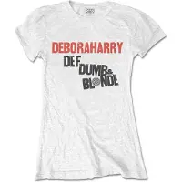 Ginza.se Debbie Harry: Ladies T-Shirt/Def, Dumb & Blonde (White) (Large)