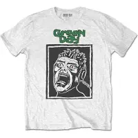 Ginza.se Green Day: Unisex T-Shirt/Scream (White) (Medium)