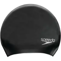 Speedo 06-1680001, Svart, Keps, Unisex, Simning, Silikon, 1 styck