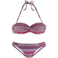 s.Oliver Bikini beige / petrol / hallon / ljusrosa / pärlvit