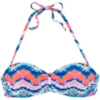 Venice beach Bikiniöverdel blå / rosa / röd