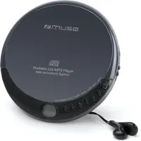 Muse M-900 DM, 181 g, Svart, Bärbar CD-spelare