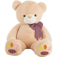 Creaciones Llopis Färgglada Fotspår Teddy 90 Cm