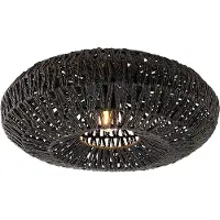 QAZQA Retro taklampa svart 50 cm - Lina