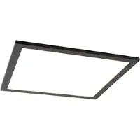 QAZQA Modern taklampa svart inkl LED 40 cm - Liv