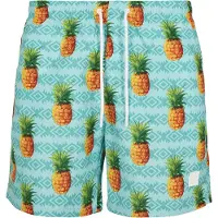 Urban Classics Badshorts turkos / aqua / ockra / guldgul / grön