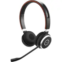 Jabra Evolve 65 UC stereo - Headset - på øret - Bluetooth - trådløs - med Jabra LINK 360 Adapter (Uden base)