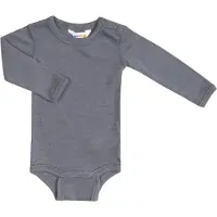 Joha Body l/ä - Ull/Silke - Mörkgrå - - 90 - Body L/Ä
