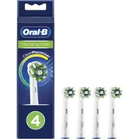 Oral-B Cross Action 4 pack - Reservborsthuvudsats - till tandborste (paket om 4)