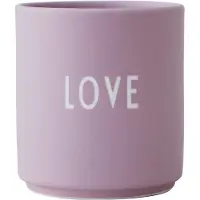 Design Letters Mugg - Favourite - Love - Lavendel - - One Size - Mugg