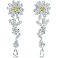 Swarovski Evig Blomma Långa Hängande Örhängen Dam Örhängen Gula 5512655 Yellow
