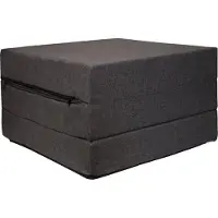Viking Choice Vikbar madrass - Noname - 195x65x10 cm - Mörkgrå - Allergivänlig - 1 person grå