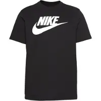 Nike T-shirt 'Icon Futura' svart / vit