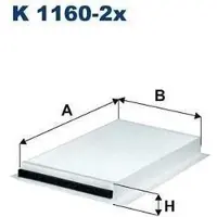 FILTRON Kupéfilter K1160-2x
