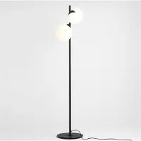 Aldex Golvlampa , Dione, Svart, Vardagsrum, Glas, Modern