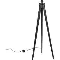 QAZQA Rustik golvlampa stativ svart - Tripod Classic