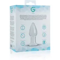 Huismerk - Clear Glass Buttplug, no. 24