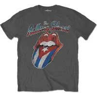 Ginza.se The Rolling Stones: Unisex T-Shirt/Rocks Off Cuba (Charcoal Grey) (X-Large)