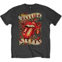 Ginza.se The Rolling Stones: Unisex T-Shirt/Tongues & Stars (Brown) (Small)