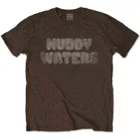 Ginza.se Muddy Waters: Unisex T-Shirt/Electric Mud Vintage (Brown) (Medium)