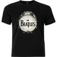 Ginza.se The Beatles: Unisex T-Shirt/Drum Black Caviar (Black) (Embellished) (Small)