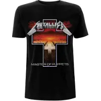 Ginza.se Metallica: Unisex T-Shirt/Master of Puppets Cross (Black) (Medium)