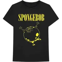 Ginza.se Sponge Bob: Unisex T-Shirt/Inflated Sponge (Black) (Small)