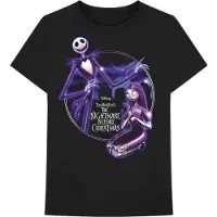 Ginza.se The Nightmare Before Christmas: Unisex T-Shirt/Purple Graveyard (Black) (Medium)