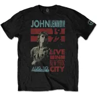 Ginza.se John Lennon: Unisex T-Shirt/Live In New York City (Black) (X-Large)