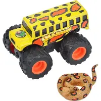 Wild republic Anaconda & Truck Adventure Playset Presents for Kids Fantastiskt Spela leksak 2 -stycken Set Reptile 4 "