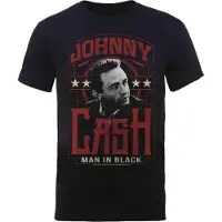 Ginza.se Johnny Cash: Unisex T-Shirt/Man In Black (Black) (Medium)
