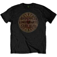 Ginza.se The Beatles: Unisex T-Shirt/Vintage Drum Head (Black) (X-Large)