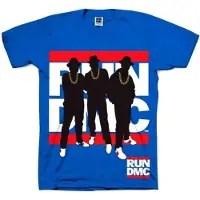 Ginza.se Run DMC: Unisex T-Shirt/Silhouette (Royal Blue) (X-Large)