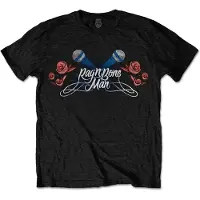 Ginza.se RagnBone Man: Rag'n'Bone Man Unisex T-Shirt/Mics & Roses (Black) (Large)