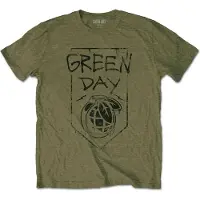 Ginza.se Green Day: Unisex T-Shirt/Organic Grenade (Military Green) (XX-Large)