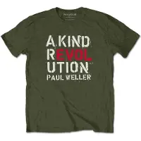 Ginza.se Paul Weller: Unisex T-Shirt/A Kind Revolution (Military Green) (Large)