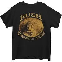 Ginza.se Rush: Unisex T-Shirt/Caress of Steel (Black) (Back Print) (Small)