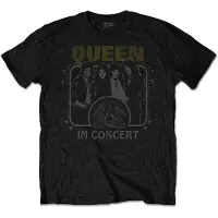 Ginza.se Queen: Unisex T-Shirt/In Concert (Black) (Large)