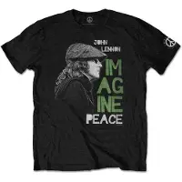 Ginza.se John Lennon: Unisex T-Shirt/Imagine Peace (Black) (XX-Large)