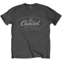 Ginza.se Capitol Records: Unisex T-Shirt/Logo (Charcoal Grey) (Small)