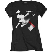 Ginza.se David Bowie: Ladies T-Shirt/X Smoke Red (Black) (Small)
