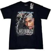 Ginza.se Tupac: Unisex T-Shirt/All Eyez Homage (Black) (Medium)
