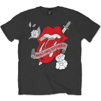 Ginza.se The Rolling Stones: Unisex T-Shirt/Vintage Tattoo (Charcoal Grey) (Large)