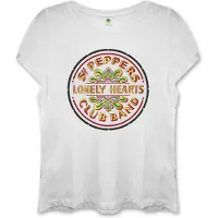 Ginza.se The Beatles: Ladies T-Shirt/Sgt Pepper (White) (Fitted) (Large)
